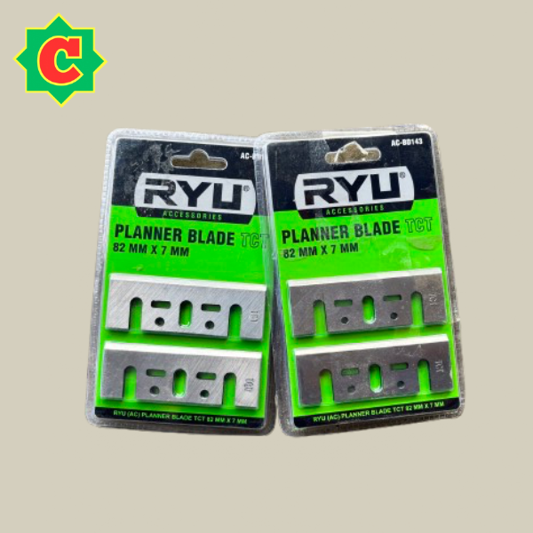 Mata Pisau Ketam Serut TCT 82 x 7 mm RYU / Planner Blade TCT