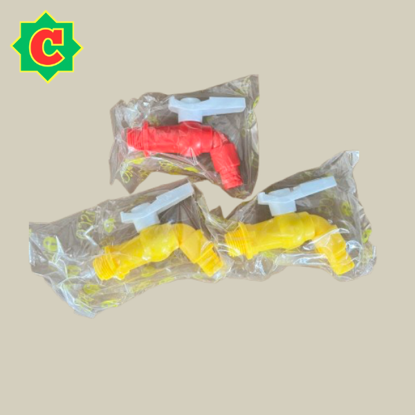 GROSIR 1BOX 12pcs Kran air 3/4 Inchi ISCO / Keran taman PVC tembok plastik