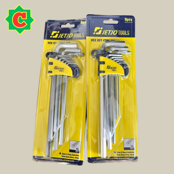 KUNCI L SET PANJANG 8pcs 5/64-3/8